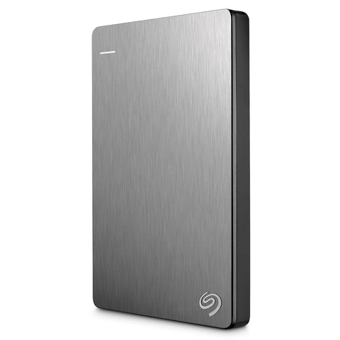 Seagate 1TB Backup Plus Slim Portable Drive - USB 3.0 - Silver