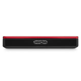 Seagate 2TB Backup Plus Slim Portable Drive - USB 3.0 - Red