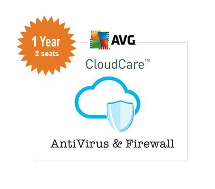 AVG CloudCare - 1 Year 2-Seats