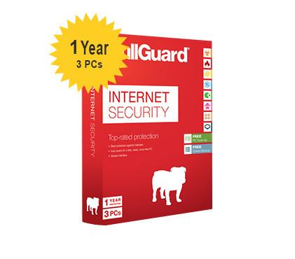 BullGuard Internet Security - 1-Year  3-PC