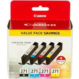Canon PGI-270 XL Ink Cartridge - Pigment Black - Inkjet - 2 / Pack F/MG6820/21/22 MG5720/21/22 MG7720