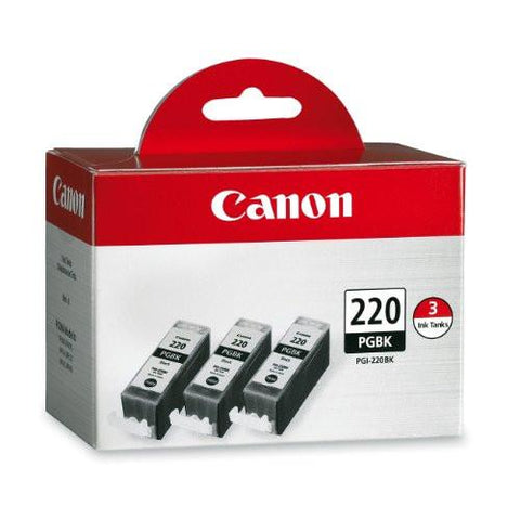 Canon PGI-220 Combo Pack - Triple Pack (Black)
