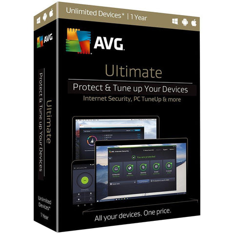 AVG Ultimate, Unlimited Devices, 1 Year