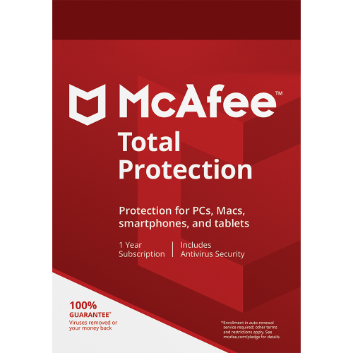 McAfee Total Protection - 1-Year / 1-Device - Global + Promotional Software