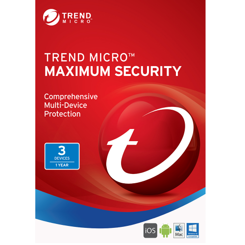 Trend Micro Maximum Security (2020) - 1-Year / 3-Device